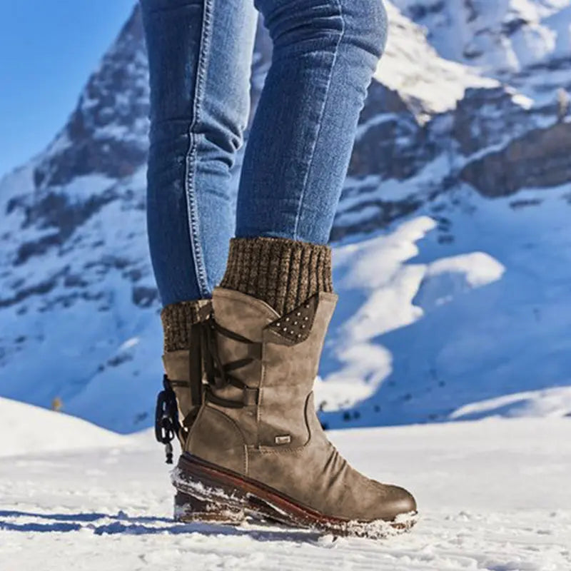 Colleen™ - Winterlich Schicke Halbhohe Stiefel  (50% RABATT)