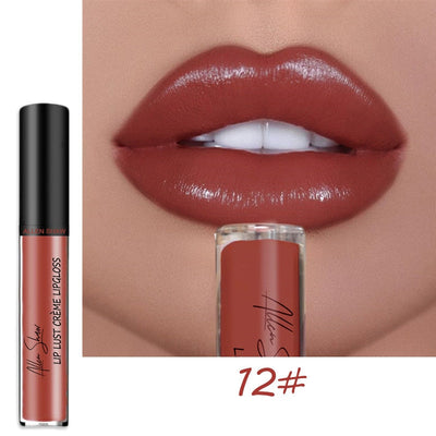 12 Farben Creme Textur Lipgloss Wasserdicht - 1+1 GRATIS!