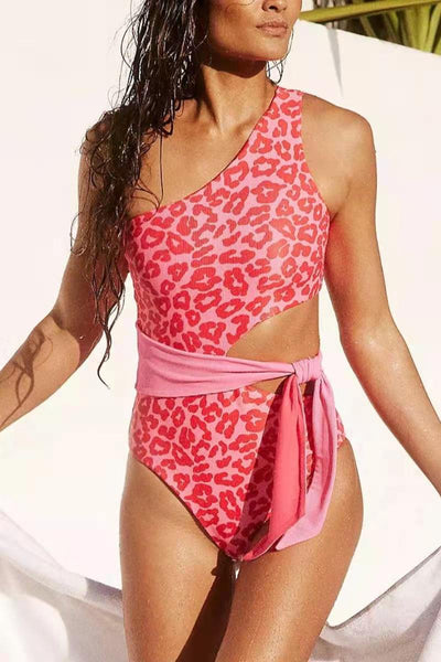 Modioza Push-up-Bikini mit Leopardenmuster
