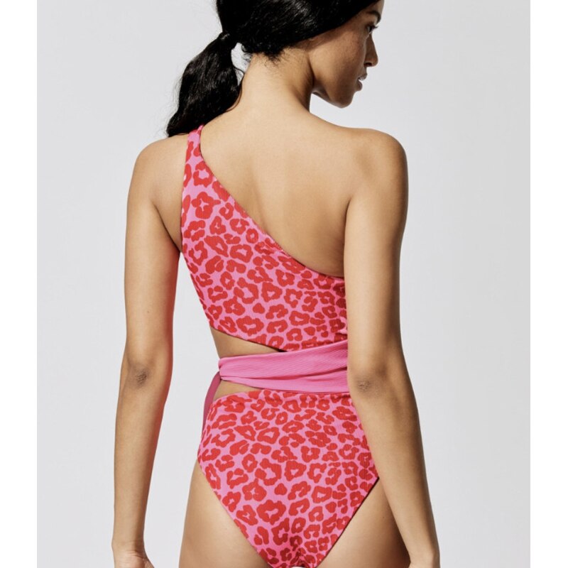 Modioza Push-up-Bikini mit Leopardenmuster