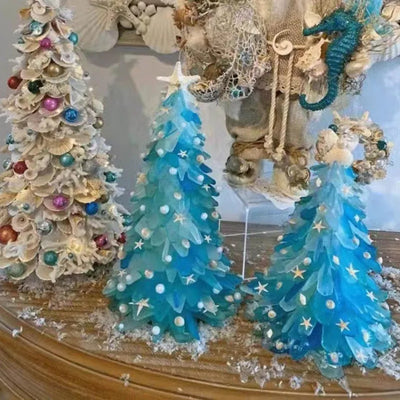 Ocean Whisper™ Meerglasdekor Weihnachtsbaum aus Harz (1+1 GRATIS)