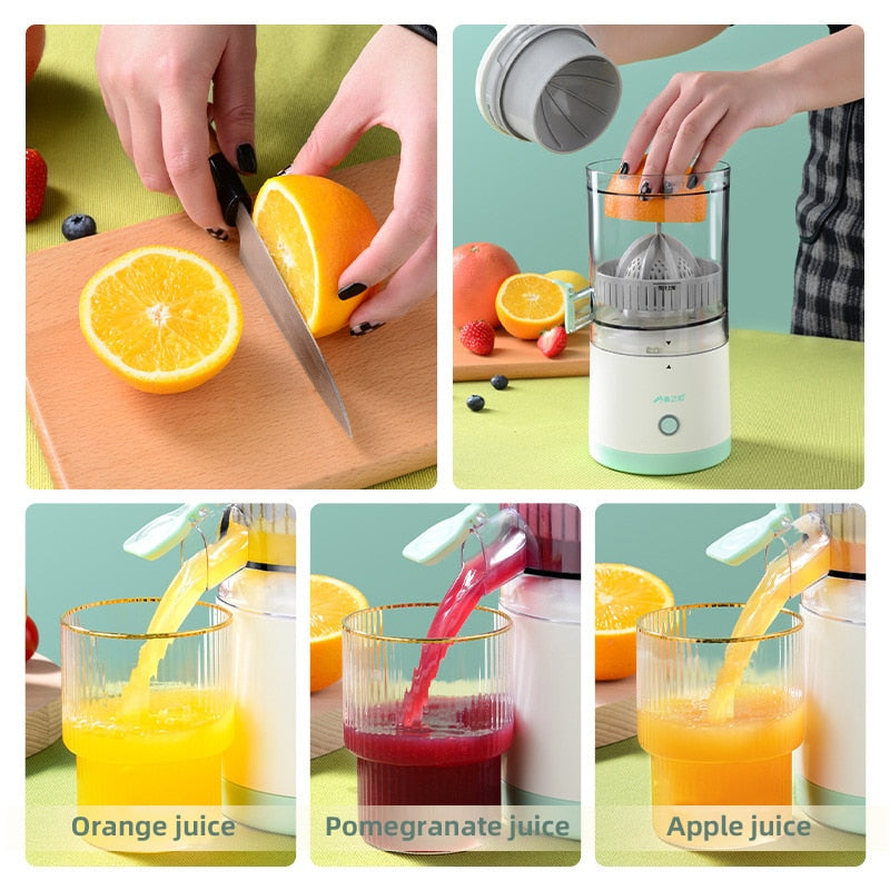 FruitSqueezer™ Automatischer Fruchtsaftpresser mit USB-Aufladung 50% RABATT