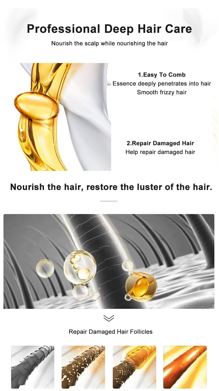 Yanjiayi™️ Natürliches Yeme-Extrakt-Haarpflegeserum | Für glänzendes, gesundes Haar!