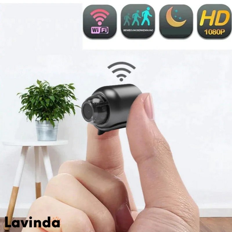 Lavinda MiniCam™ Behalten Sie alles von Ihrem Handy aus im Auge